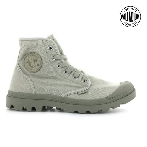 Palladium Pampa Hi Laarzen Heren Lichtgrijs | NL 80WDQRJ